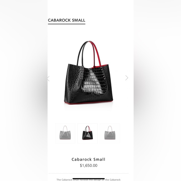 Cabarock Small Croc Bag - Picture 2 of 4